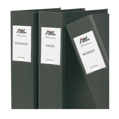 Image de 3l Porte Etiquette Adhesive Pp 46x75 Blister De 6