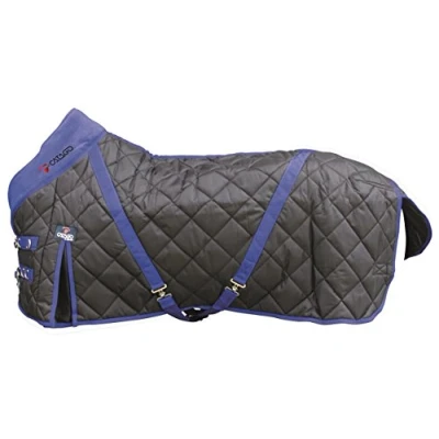 Image de Catago Couverture d&#039;Écurie 300g Noir/Bleu 145/195