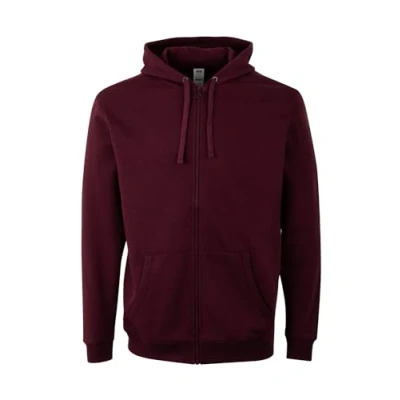 Image de Mukua Sweat à Capuche zippé Mixte, Rouge Bordeaux, XL