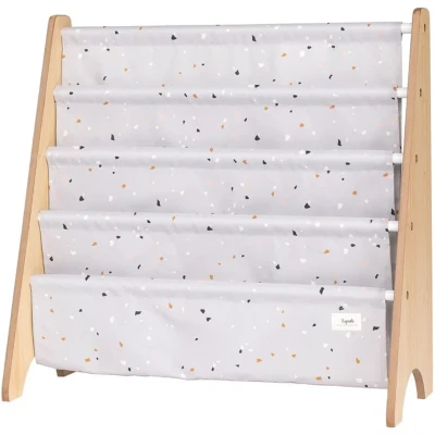 Afbeelding van 3 sprouts Book Rack Terrazzo/Light Grey