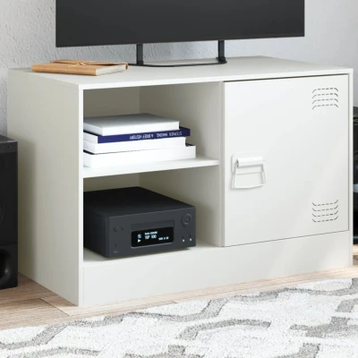 Afbeelding van Tv meubel 67x39x44 cm staal wit