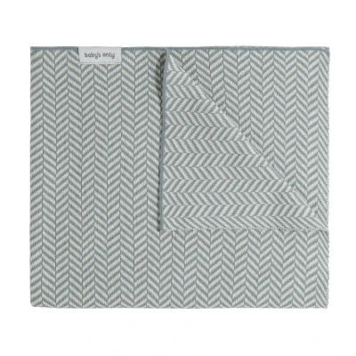 Afbeelding van Baby&#039;s Only Deken Ledikant Dawn 100x135 Nordic Blue/Ecru