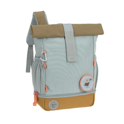 Afbeelding van Lässig Mini Rolltop Rugzak Nature light blue