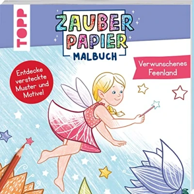Afbeelding van Zauberpapier Malbuch Verwunschenes Feenland