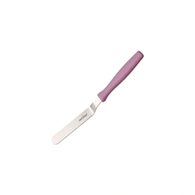 Afbeelding van Fackelmann Decoratieve spatel van roestvrij staal, Frozen roze, 5 x 2 cm