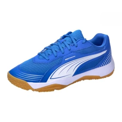 Image de PUMA Solarflash III Indoor Sports Chaussures Youth, Chaussures, Royal/Blanc, 28