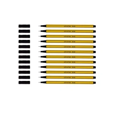 Afbeelding van LEVIATAN D400 pluggen, zwart, 12 stuks