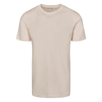 Image de Build Your Brand T shirt basique à col rond en coton pour homme Coupe droite Tailles XS 5XL, rose marshmallow, M
