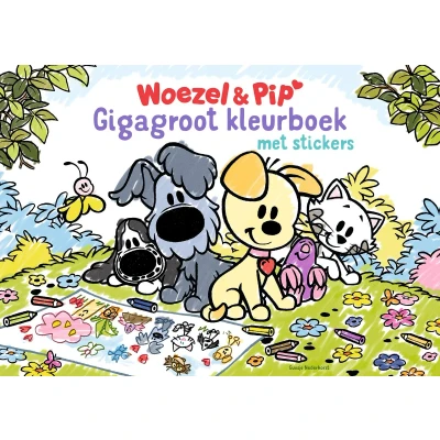 Afbeelding van Woezel &amp; Pip Gigagroot Kleurboek