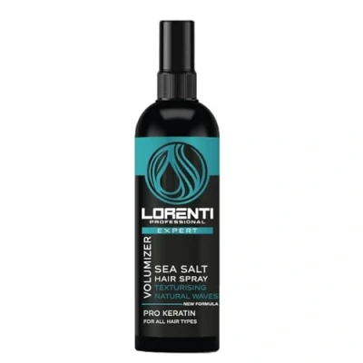 Afbeelding van LORENTI TOKYO &amp; SEOUL Sea Salt Spray Hair Men Pro Keratine Zeezout voor heren, 200 ml, volumespray strandgolven zoutspray mannen meer volume