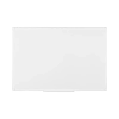 Afbeelding van Bi Office Maya Whiteboard antimicrobieel magneetbord van gelakt staal, frame wit aluminium, 90 x 60 cm