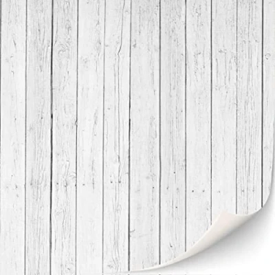 Afbeelding van Set van 3 vellen zelfklevende bakstenen wandbekleding voor poppenhuis schaal 1:12 wit