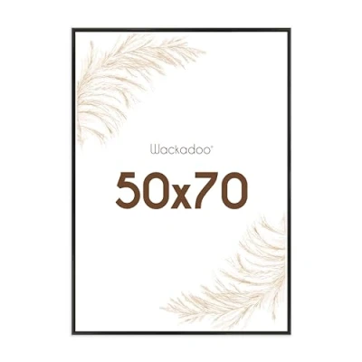 Afbeelding van Wackadoo Fotolijst 50 x 70 cm, zwart, met glasplaat