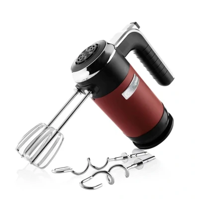 Afbeelding van Westinghouse Handmixer Retro Collections 6 standen cranberry red WKHM250RD