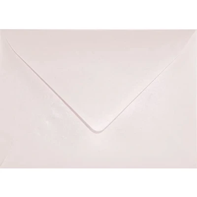 Afbeelding van Netuno 25 enveloppen lichtroze parelmoer B6 125 x 175 mm Aster Metallic Candy Pink puntige flap glanzende voor uitnodigingen verjaardag bruiloft wenskaarten Kerstmis
