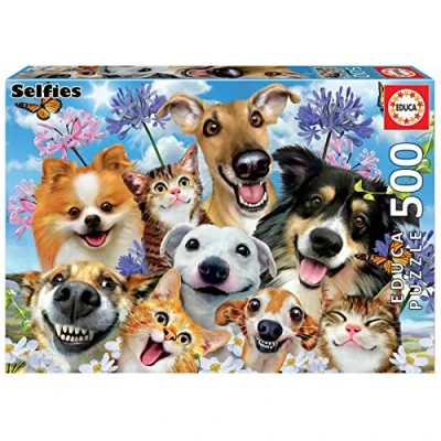 Afbeelding van Educa Borras Fun in the Sun Selfie 500 piece Jigsaw Puzzle