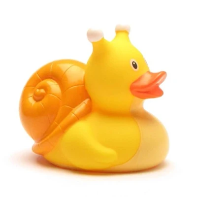 Afbeelding van Duckshop Badeend in de vorm van een slak, lengte 7 cm