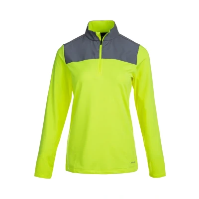 Afbeelding van Endurance Midlayer Tusina Longsleeve, Dames, Maat: 36, Safety yellow