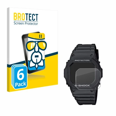 Afbeelding van BROTECT Screenprotector voor Casio G Shock GW M5610 1ER Folie Beschermfolie Beschermglas transparant (6 Stuks)
