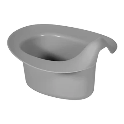 Afbeelding van Kindsgut babypotje, toilet/toilet, hoogwaardige kwaliteit en discrete kleuren, zonder luier, geschikt voor kinderen, donkergrijs