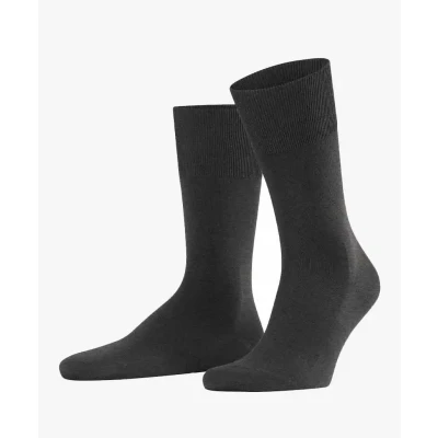 Afbeelding van Falke Climawool Business &amp; Casual Sokken, Heren, Maat: 43 44, Anthra mel