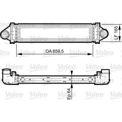 Afbeelding van Valeo Interkoeler 818245