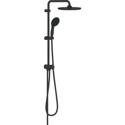 Afbeelding van GROHE QuickFix Vitalio Start 250 Flex douchesysteem Waterbesparend Matte Black