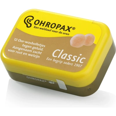 Afbeelding van Ohropax Classic Geluiddemper Wasbolletjes 1x12st eFarma