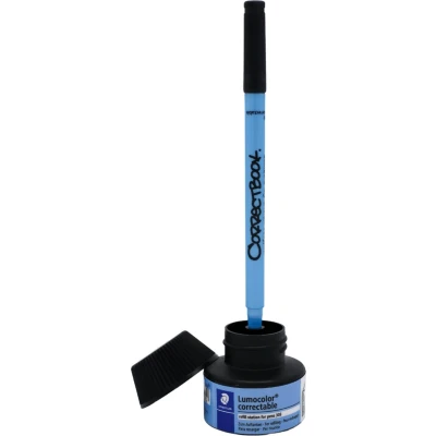 Afbeelding van Viltstiftvulling Staedtler Lumocolor 305 non permanent correctable zwart