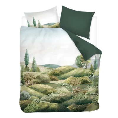 Afbeelding van Snoozing Fedor Dekbedovertrek Extra breed 260x200/220 cm Groen
