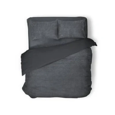 Afbeelding van Eleganzzz Teddy Pluche Dekbedovertrek Antraciet 240x200/220cm Lits Jumeaux dekbedovertrekken