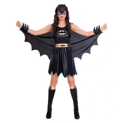 Afbeelding van amscan 9906259 Batgirl Warner Bros Superheldenkostuum voor dames, maat 38 40