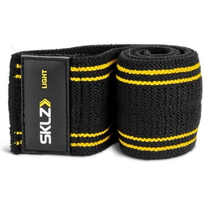 Afbeelding van SKLZ Pro Knit Mini Band Resistance Weerstandsband Voor Been Oefeningen of Schouder Training Licht Light Geel