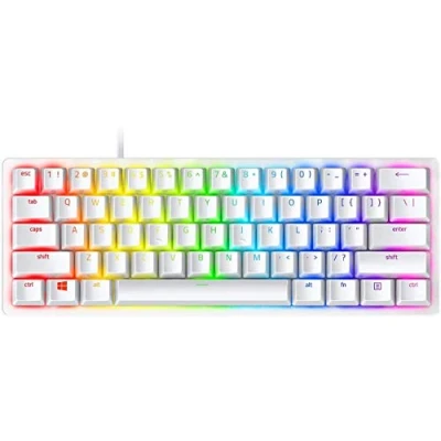 Image de Razer Huntsman Mini Clavier rétro éclairé USB US commutateur : Linear Optical mercure