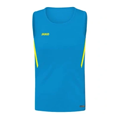 Afbeelding van JAKO Tanktop Challenge blauw/fluogeel