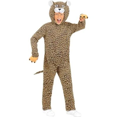 Afbeelding van FUNIDELIA Luipaard kostuum Onesie voor kinderen Maat: 135 152 cm