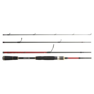 Afbeelding van Hearty Rise Red Shadow Travel S Spinhengel 2.23m (10 60g) (4 delig) Spinhengels