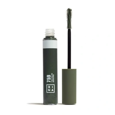 Image de 3INA MAKEUP Le Mascara Coloré 759 Vert à la Kératine Végétale Volume et Longueur pour Cils Yeux Sensibles Vegan Cruelty Free