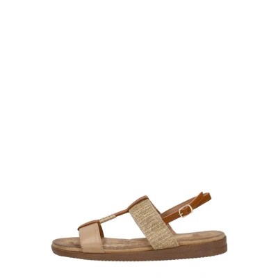 Afbeelding van Sub55 Sandalen Plat Beige Maat 37