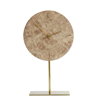 Afbeelding van Light &amp; Living Klok MORENO 25.5x10x42.5cm Bruin