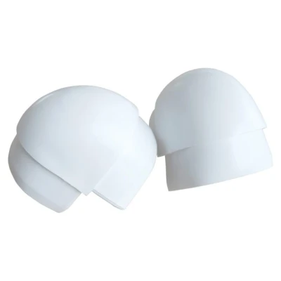 Afbeelding van Steigerstootrandp hoek wit (2pcs)