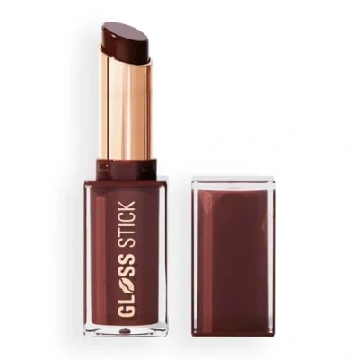 Image de Revolution Pout Lip Gloss, Finition Brillante Ultra Pigmentée, Acide Hyaluronique &amp; Vitamine E, Vegan Cruelty Free, 3g, Chocolate Ganache