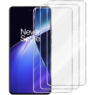 Afbeelding van Cadorabo 3x Screenprotector geschikt voor OnePlus CE4 Beschermende Pantser Film in KRISTALHELDER Getemperd (Tempered) Display beschermend glas 9H hardheid met 3D Touch