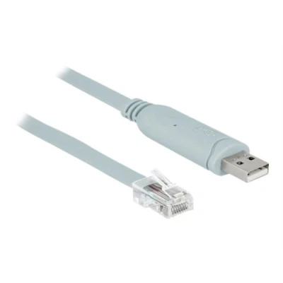 Image de Delock Câble série USB (M) pour RJ 45 1 m EIA 232 gris