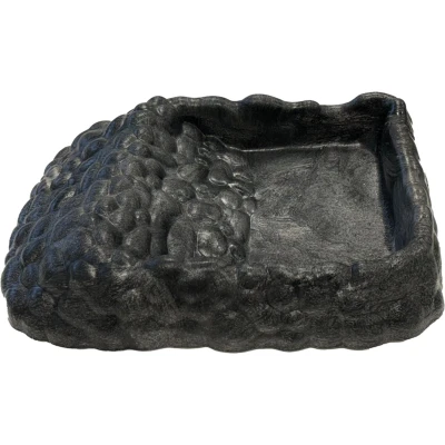 Afbeelding van Deco Tortoise Dish Grey XL Waterbak Reptielen
