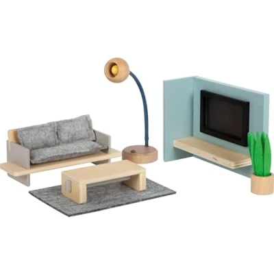 Afbeelding van Small Foot Houten Poppenhuis Meubeltjes Woonkamer