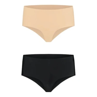 Afbeelding van Bye Bra Invisible High Brief Nude + Black S