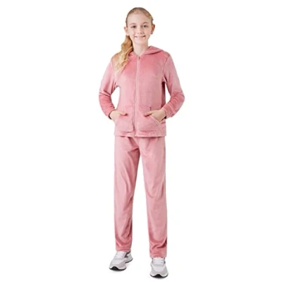 Afbeelding van CityComfort Joggingpak voor meisjes, fluweel, trainingspak mode, Roze