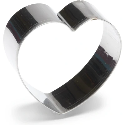Afbeelding van Patisse Uitsteekvorm Hart 8 Cm Rvs Zilver