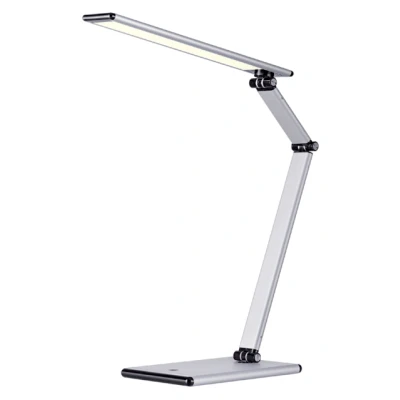 Afbeelding van Bureaulamp Hansa led Slim zilvergrijs